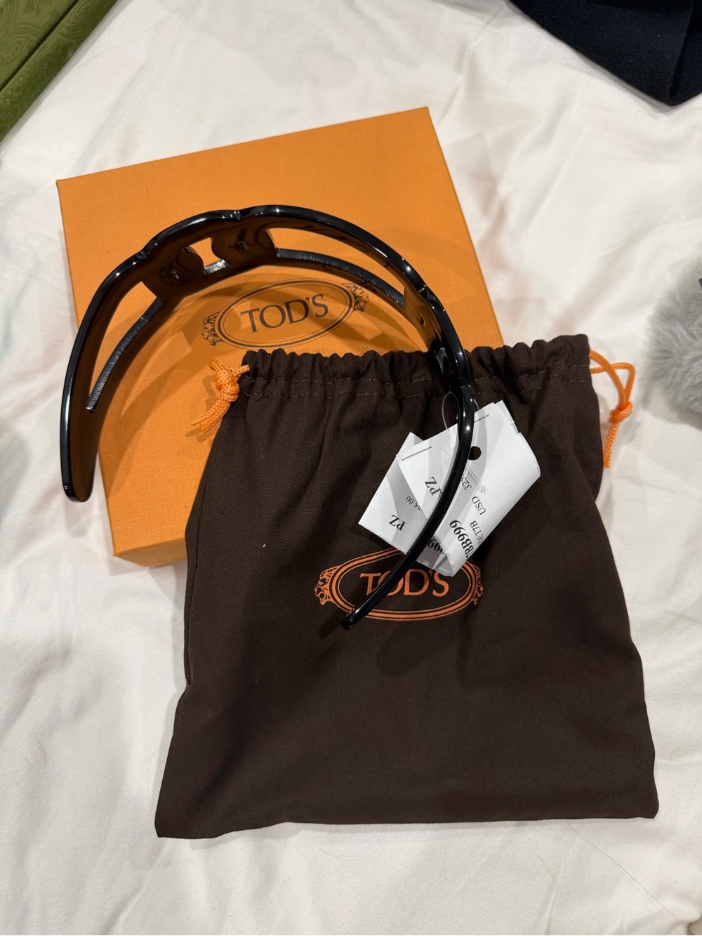 TOD'S Black Headband